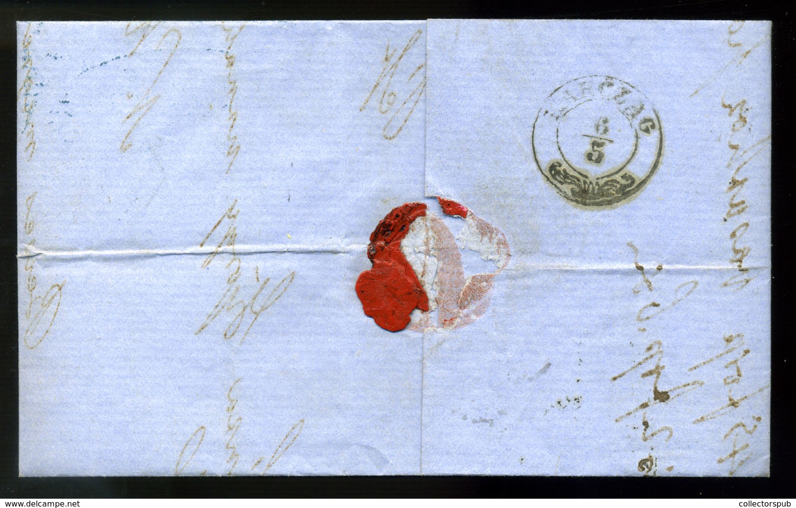 95749 PESTH 1858. Céges Levél 2*3Kr Ral Karcagra Küldve - Used Stamps