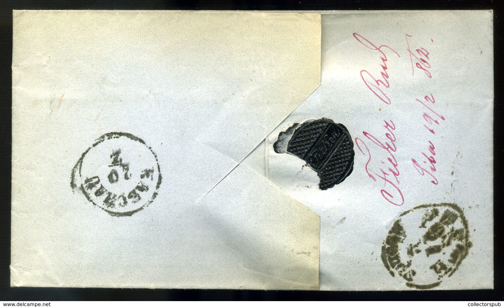 96108 BÁRTFA 1862. Szép 15kr-os Levél, Tartalommal Pestre Küldve - Gebraucht