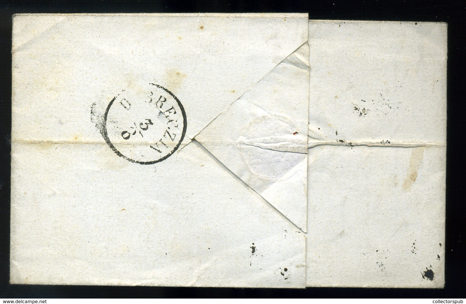96354 TOKAJ 1853. 3Kr-os Levél, Tartalommal Debrecenbe Küldve - Used Stamps