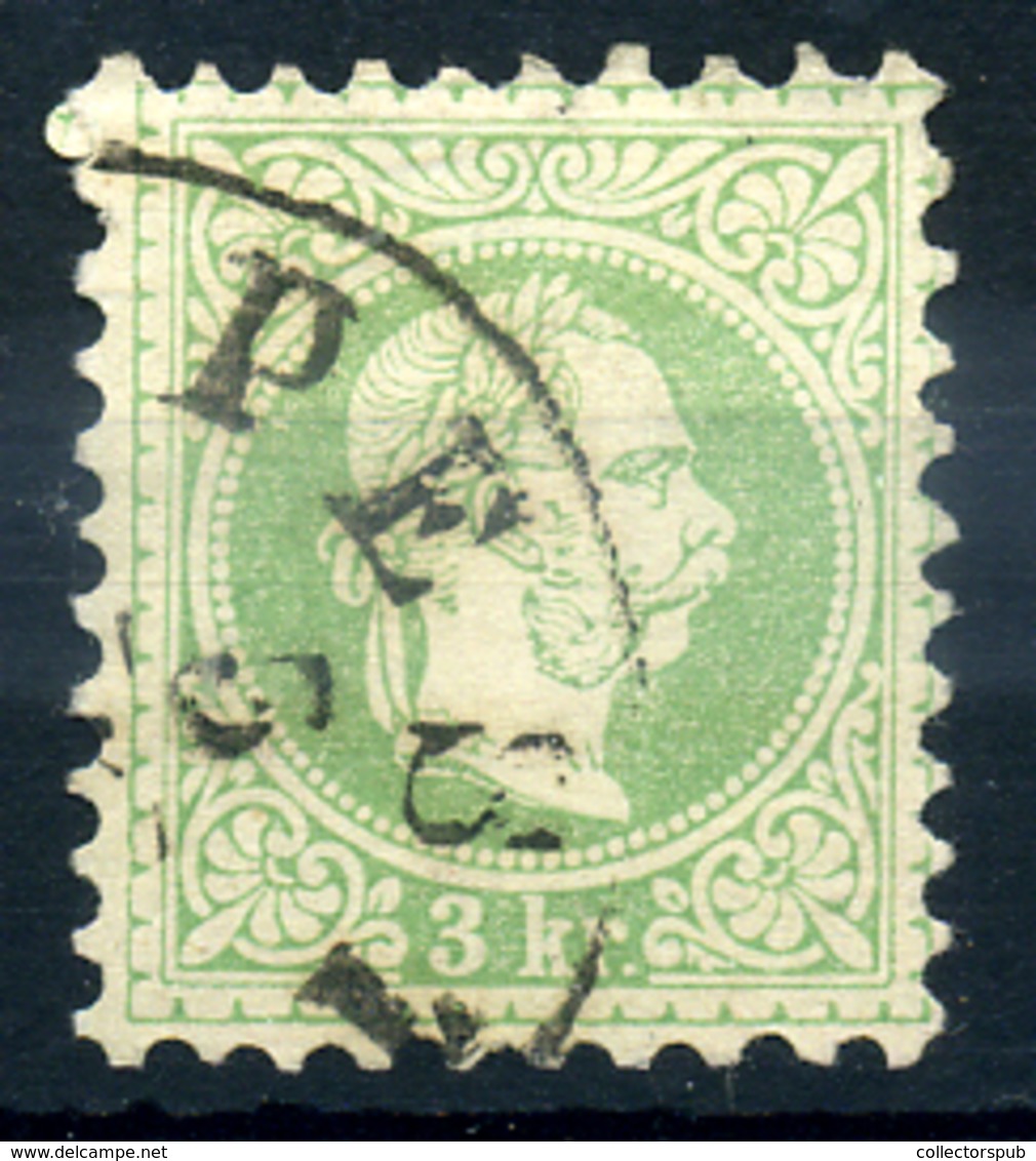 95538 1867. 3kr Pest - Used Stamps