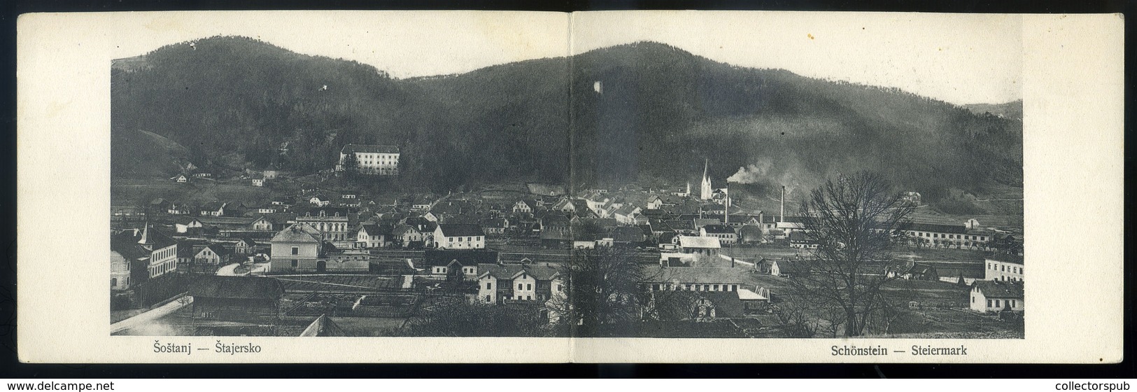 95781 SZLOVÉNIA 1915. Sostanj Panoráma Képeslap, Tábori Postával Temesvárra Küldve - Slovenia