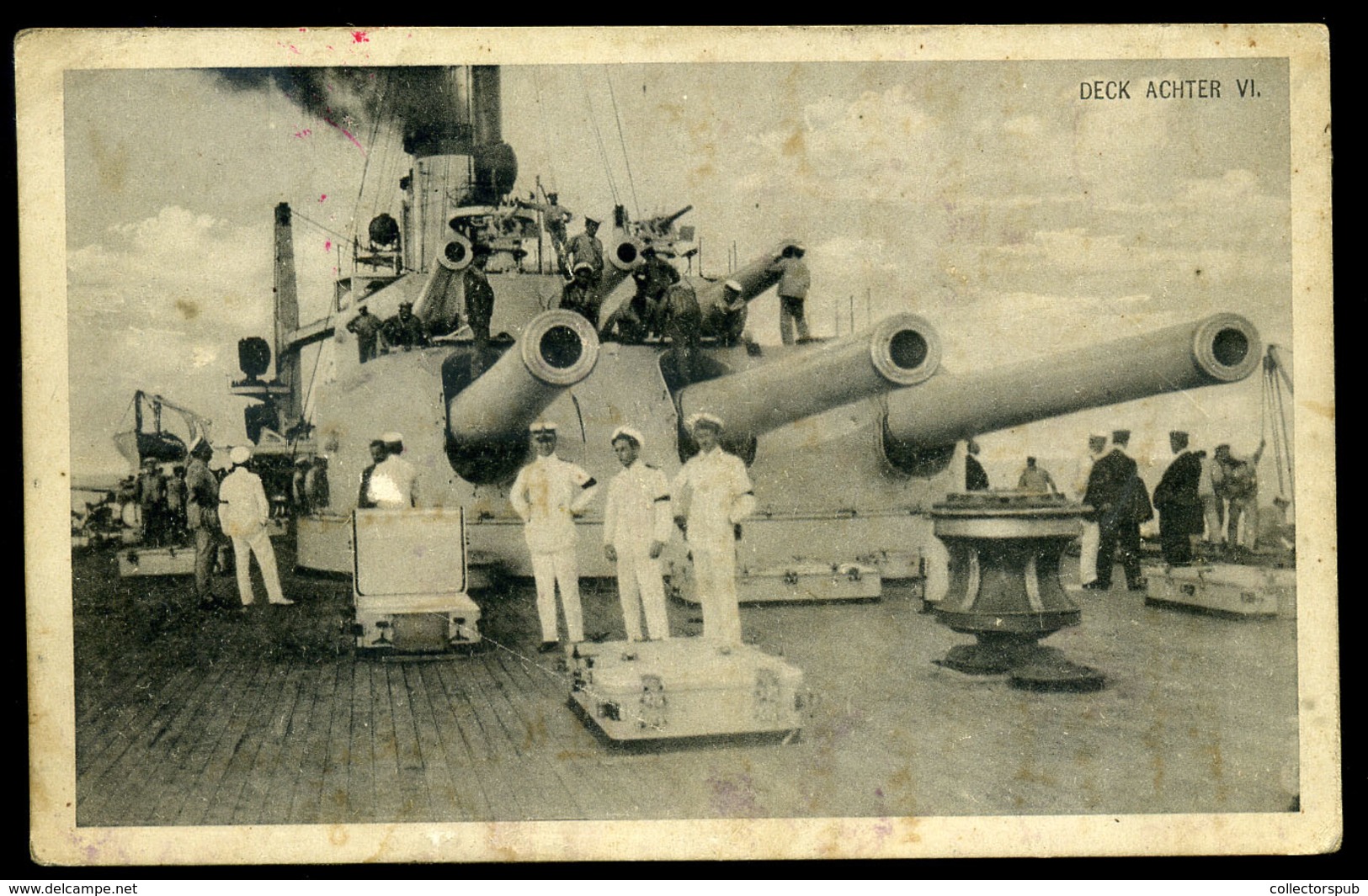 93736 K.u.K. Haditengerészet, I.VH Képeslap SMS Babenberg Bélyegzéssel - Gebraucht