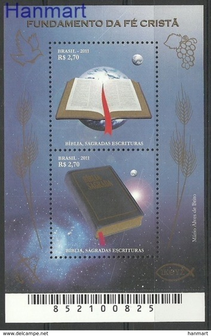 Brazil 2011 Mi Bl 156 MNH ( ZS3 BRZbl156 ) - Christianity