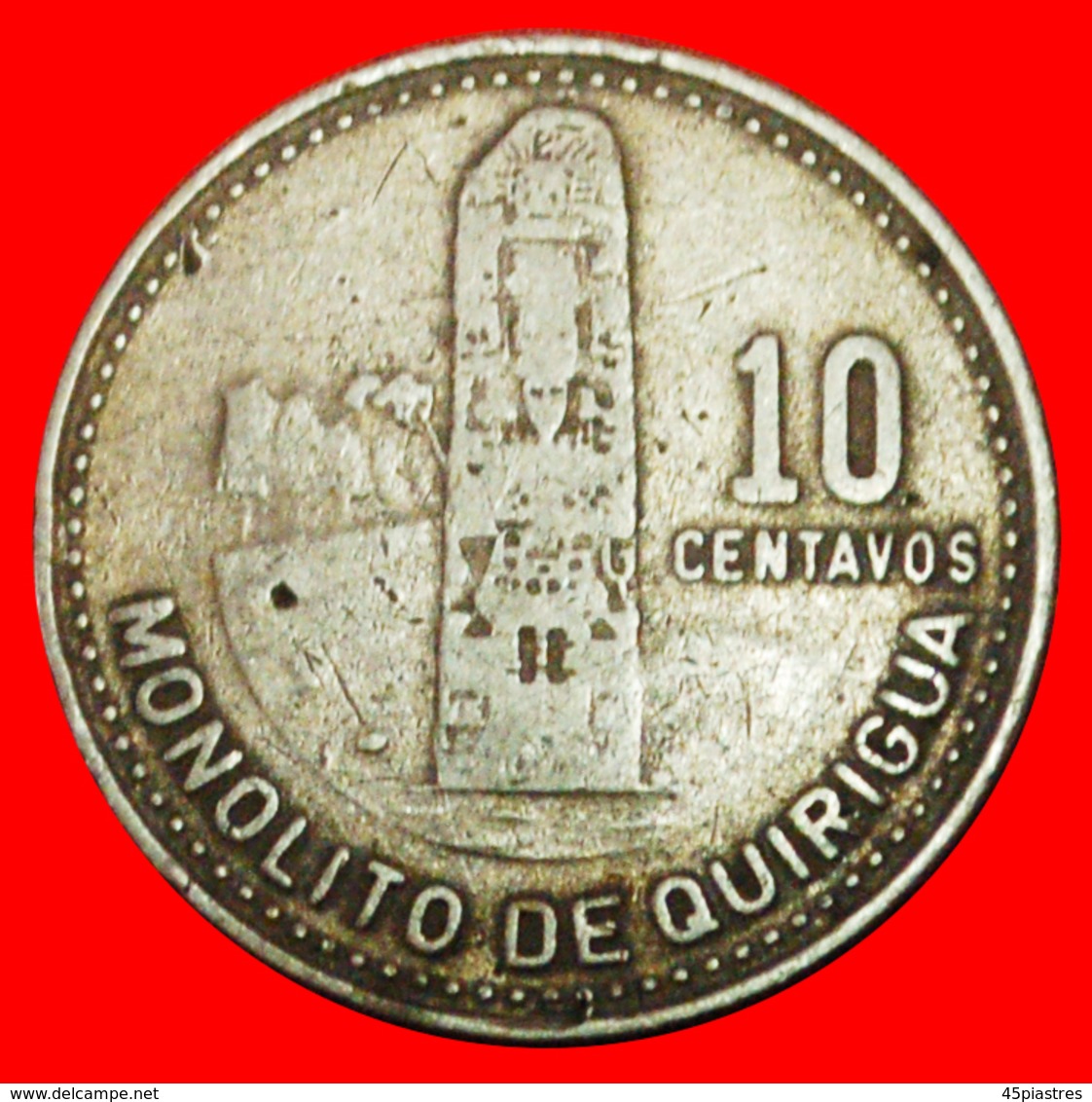 # MAYAN SCULPTURE (1976-2009): GUATEMALA ★ 10 CENTAVOS 1983! LOW START ★ NO RESERVE! - Guatemala