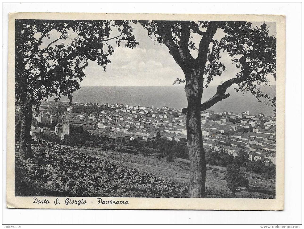 PORTO S.GIORGIO - PANORAMA  - VIAGGIATA FG - Fermo