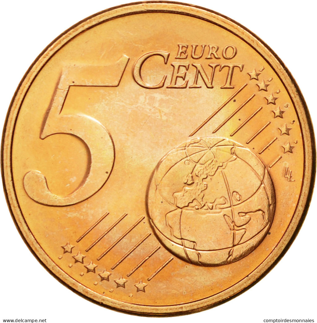 Malte, 5 Euro Cent, 2008, SPL, Copper Plated Steel, KM:127 - Malte