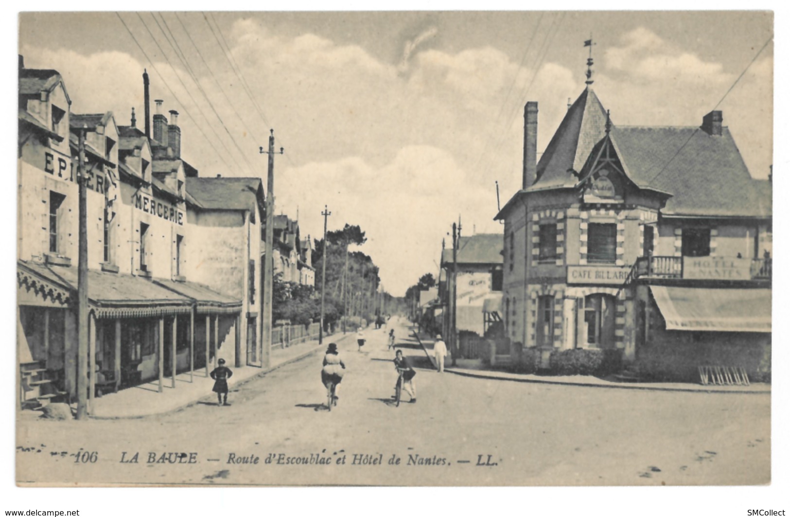 44 La Baule, Route D'Escoublac Et Hotel De Nantes (A4p42) - La Baule-Escoublac