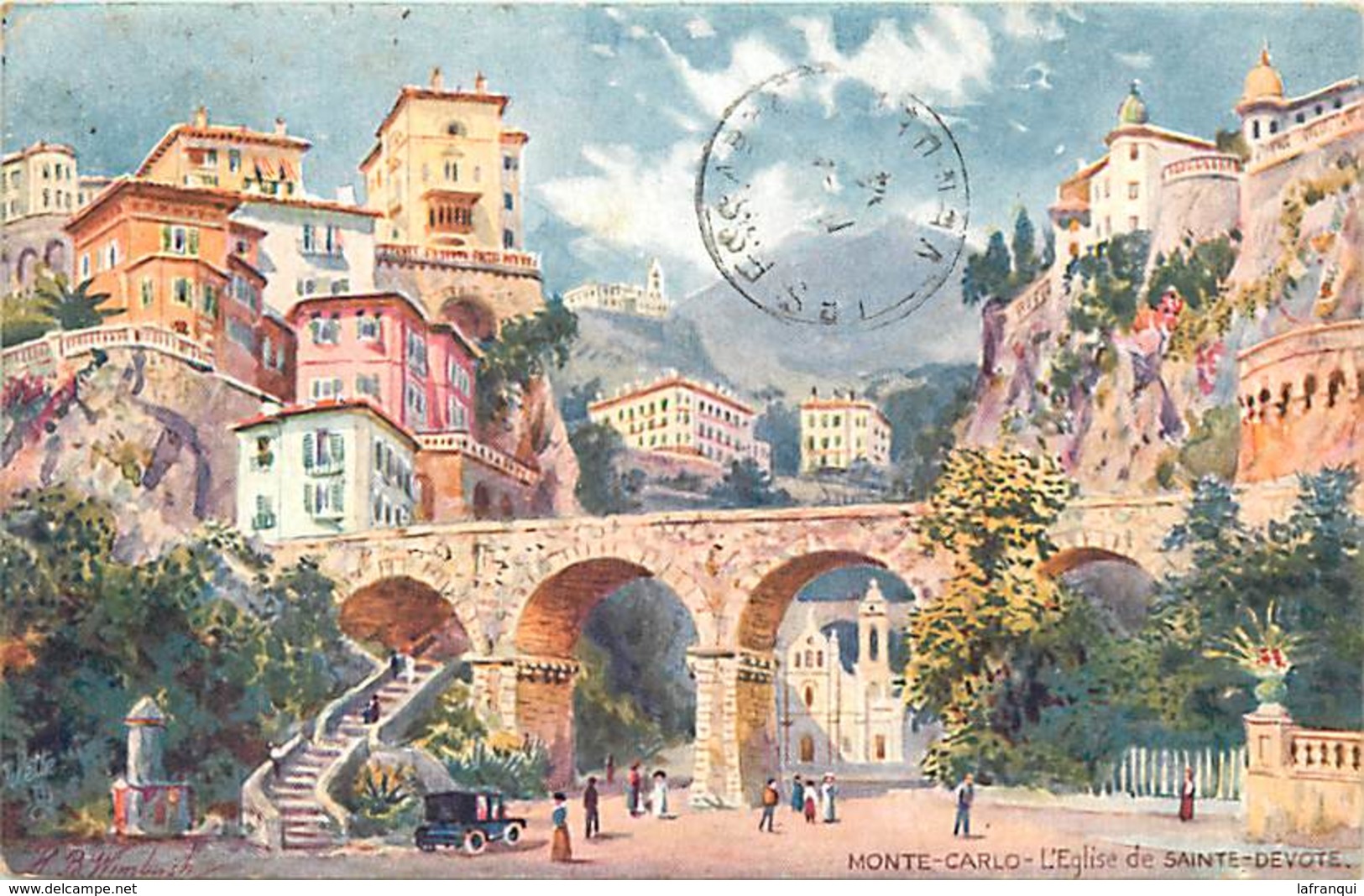 Pays Div : Ref M722- Monaco - Monte Carlo - Illustrateurs - Dessin Illustrateur - Carte Bon Etat - - Monte-Carlo