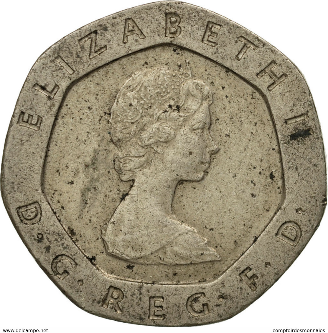 Monnaie, Grande-Bretagne, Elizabeth II, 20 Pence, 1982, TB, Copper-nickel - 20 Pence