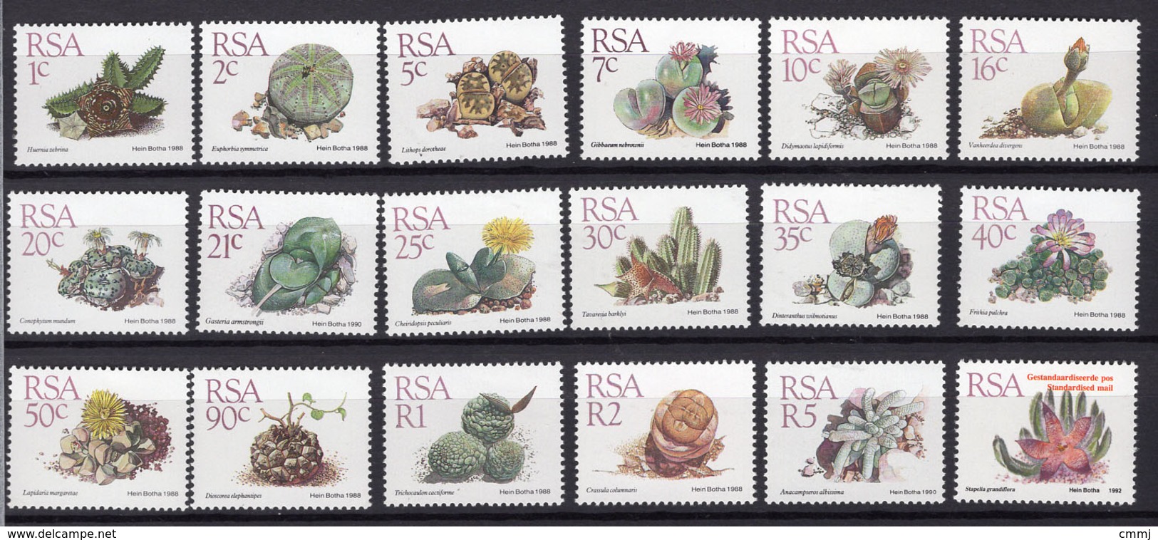 1988/93 - SOUTH AFRICA- Mi. Nr. 743/757+793/794+864 - NH - (UP.207.34) - Nuovi