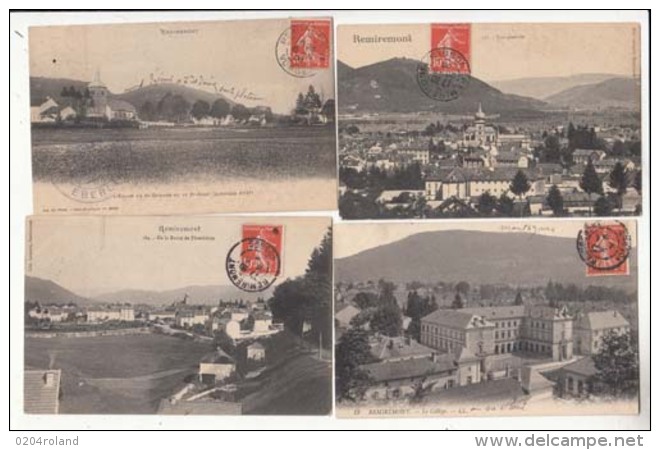 France 88 - Remiremont - 4 Cartes      - Achat Immédiate - Remiremont