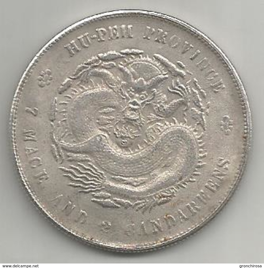 Cina, 1906, Dollar Hu Pen, Weight Gr. 19,86. - Cina