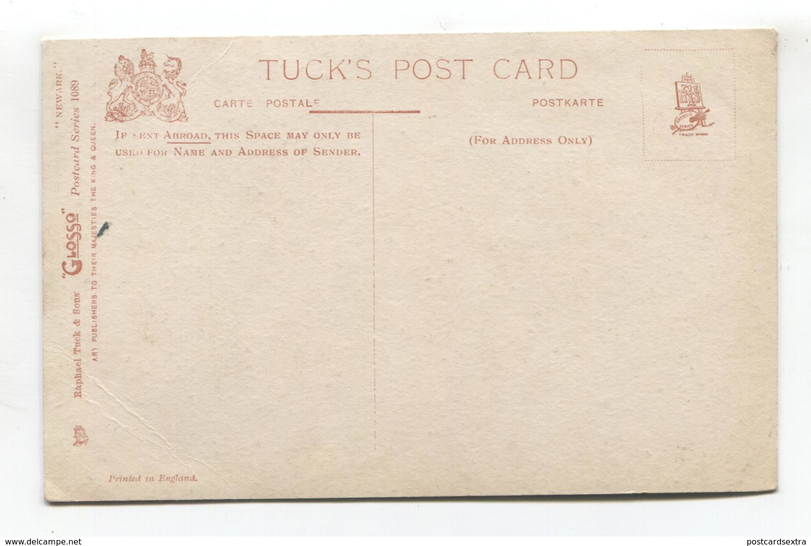 Newark, Nottinghamshire - Gilstrap Free Library - Old Tuck Postcard No. 1089 - Other & Unclassified