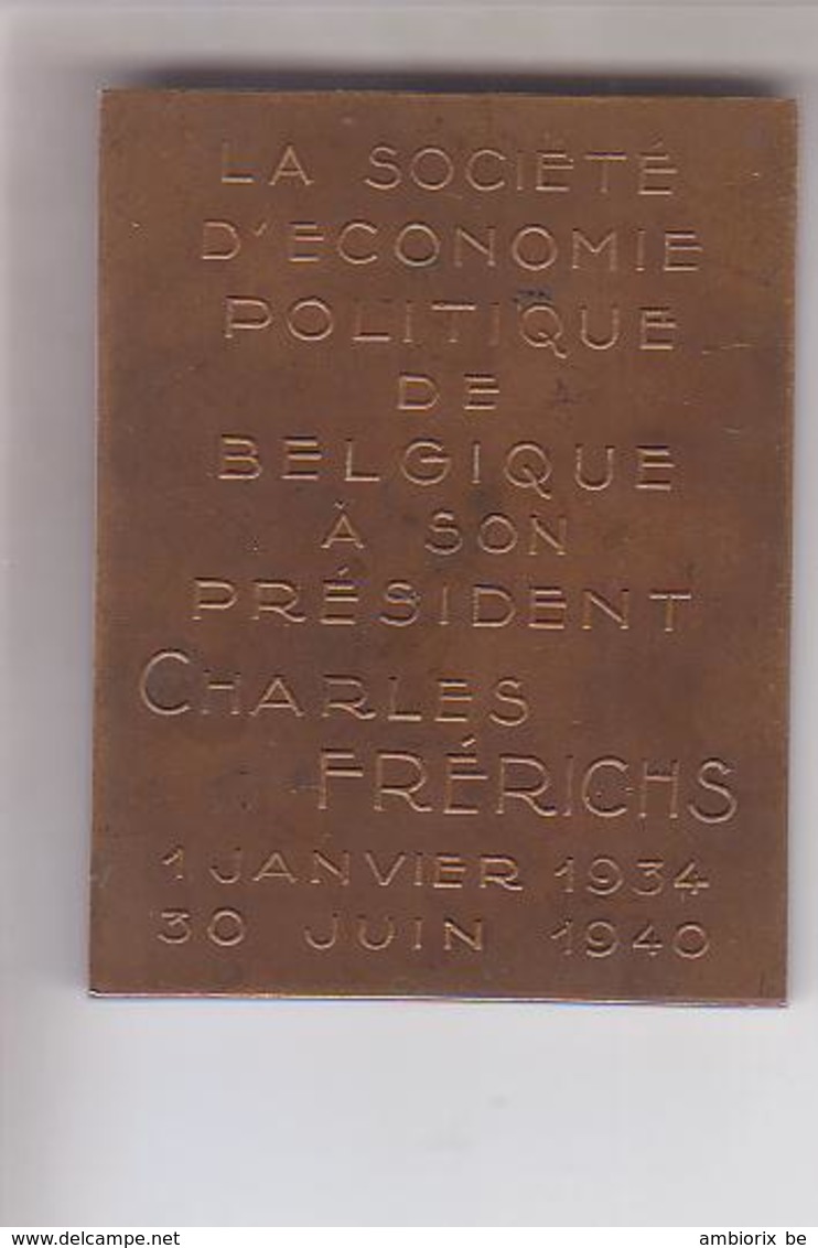 Charles FRERICHS - Société D'Economie Politique De Belgique - Professionali / Di Società