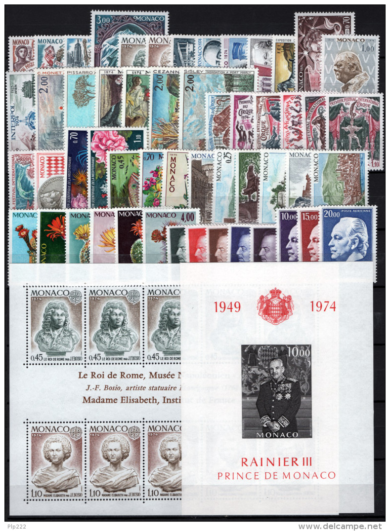 Monaco 1974 Annata Completa / Complete Year Set **/MNH VF - Annate Complete