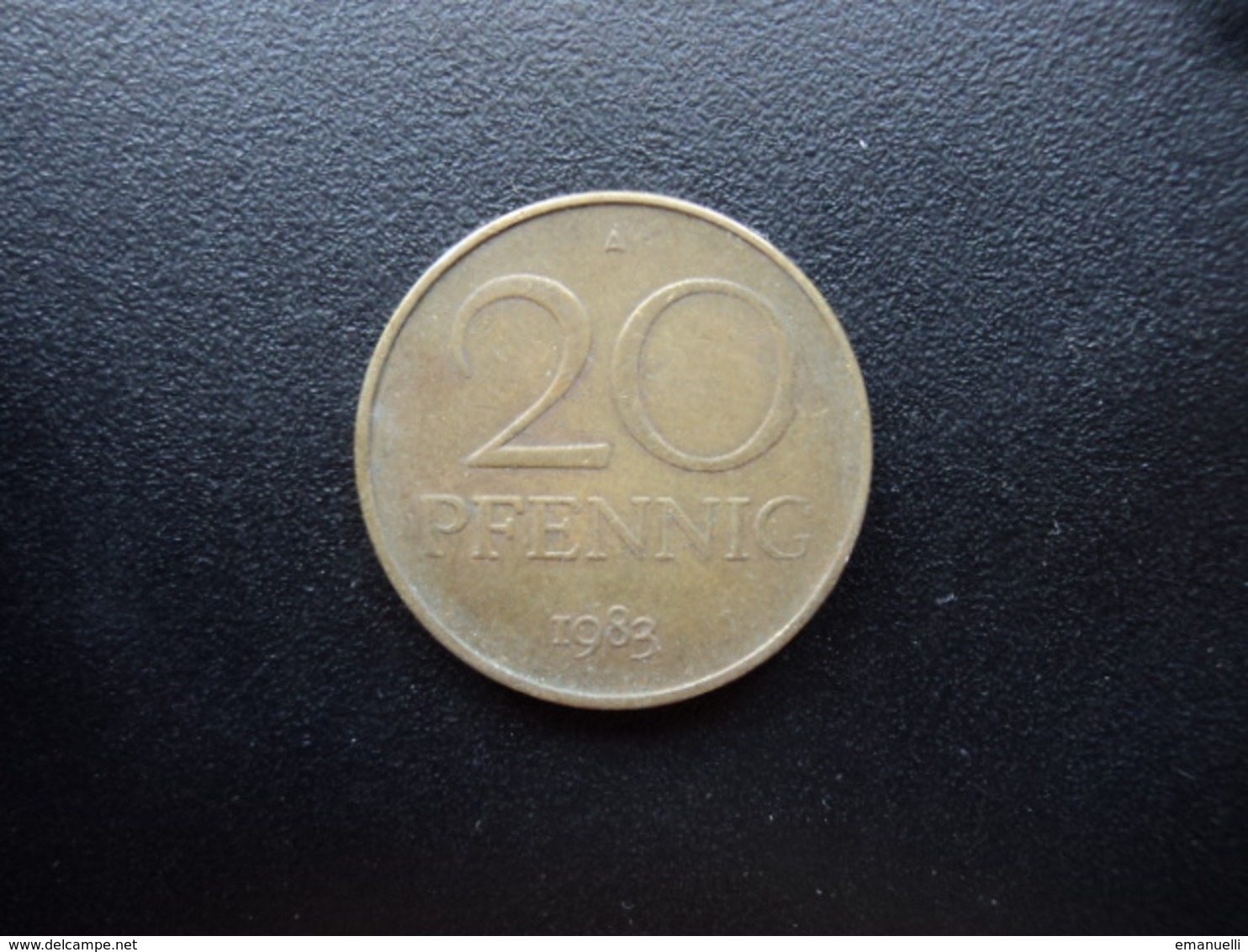 RÉPUBLIQUE DÉMOCRATIQUE ALLEMANDE : 20 PFENNIG   1983 A   KM 11     TTB - 20 Pfennig