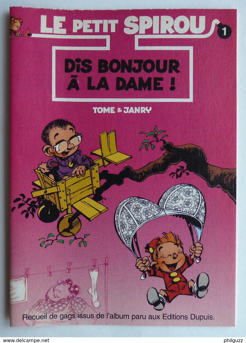 ALBUM BANDES DESSINEES PUBLICITAIRE HARRY'S LE PETIT SPIROU T1 TOME ET JANRY 1996 (2) - Petit Spirou, Le