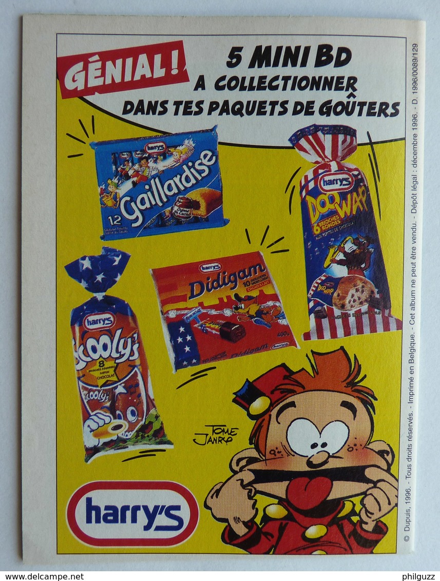 ALBUM BANDES DESSINEES PUBLICITAIRE HARRY'S LE PËTIT SPIROU T3 TOME ET JANRY 1996 (2) - Petit Spirou, Le