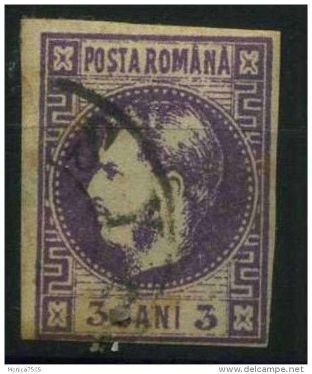 ROUMANIE  ( POSTE ) : Y&amp;T  N°  18   TIMBRE   OBLITERE . - 1858-1880 Moldavia & Principality