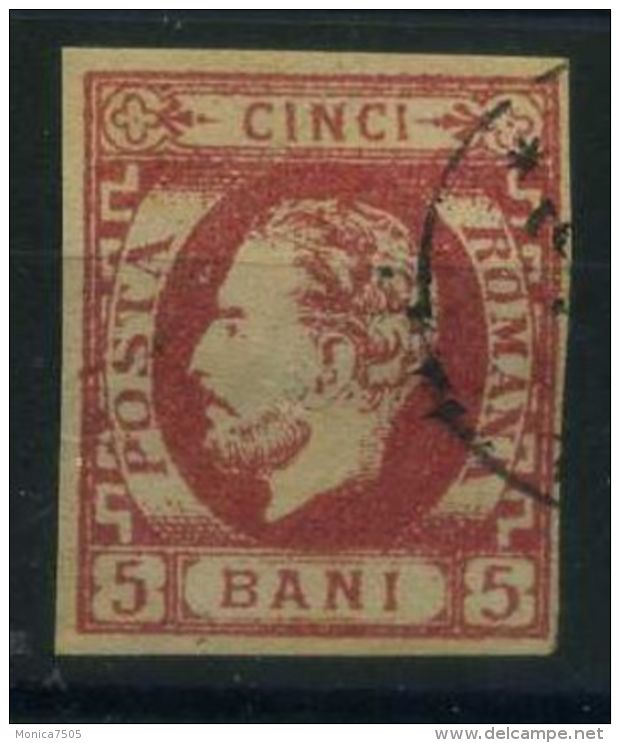 ROUMANIE  ( POSTE ) : Y&amp;T  N°  26   TIMBRE   OBLITERE . - 1858-1880 Moldavie & Principauté