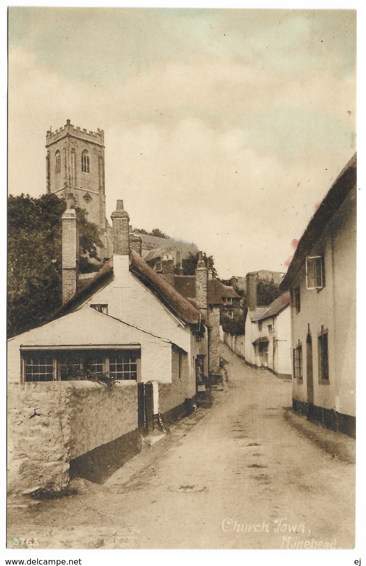 Church Town Minehead - Unused C1936 - W H S & S - Minehead