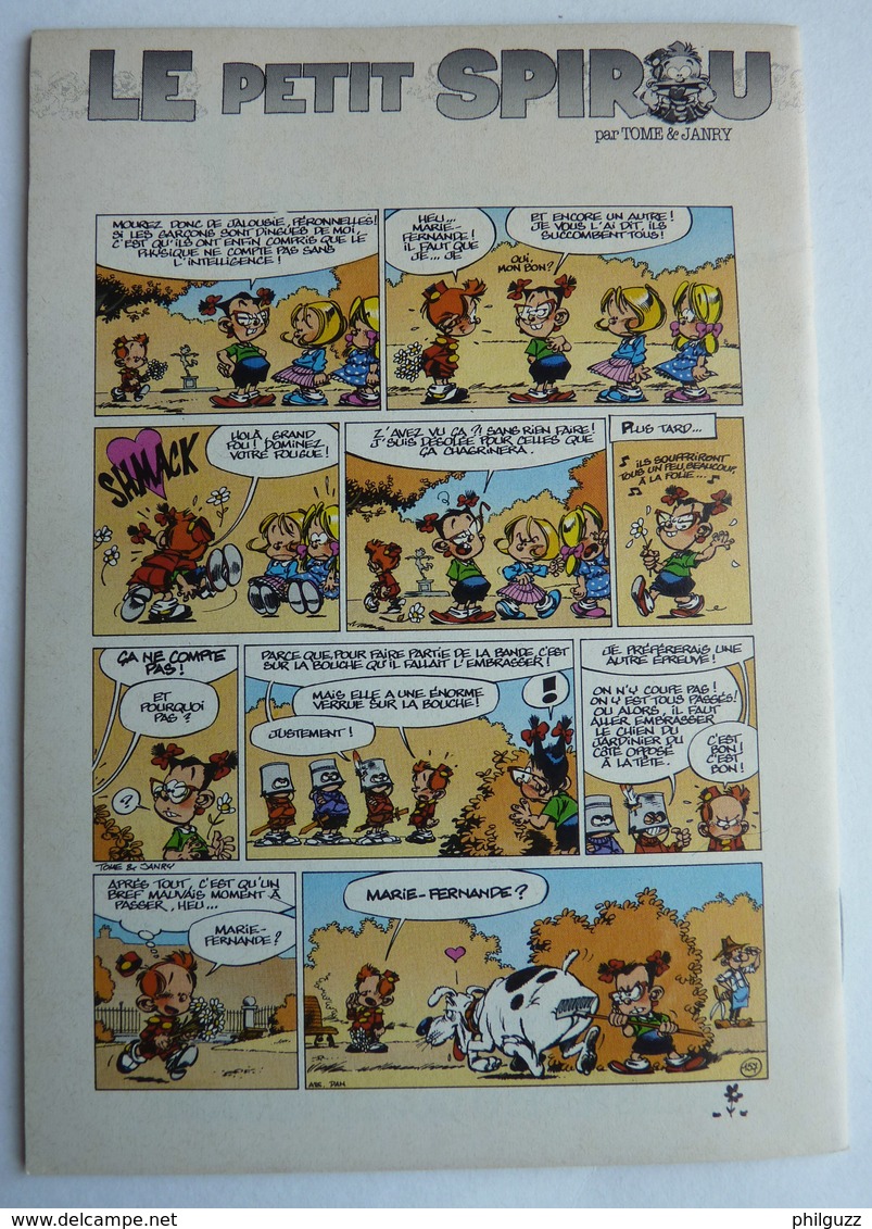 MINI ALBUM BD PUBLICITAIRE SPIROU NUIT GRAVEMENT A LA MOROSITE 90's - Petit Spirou, Le