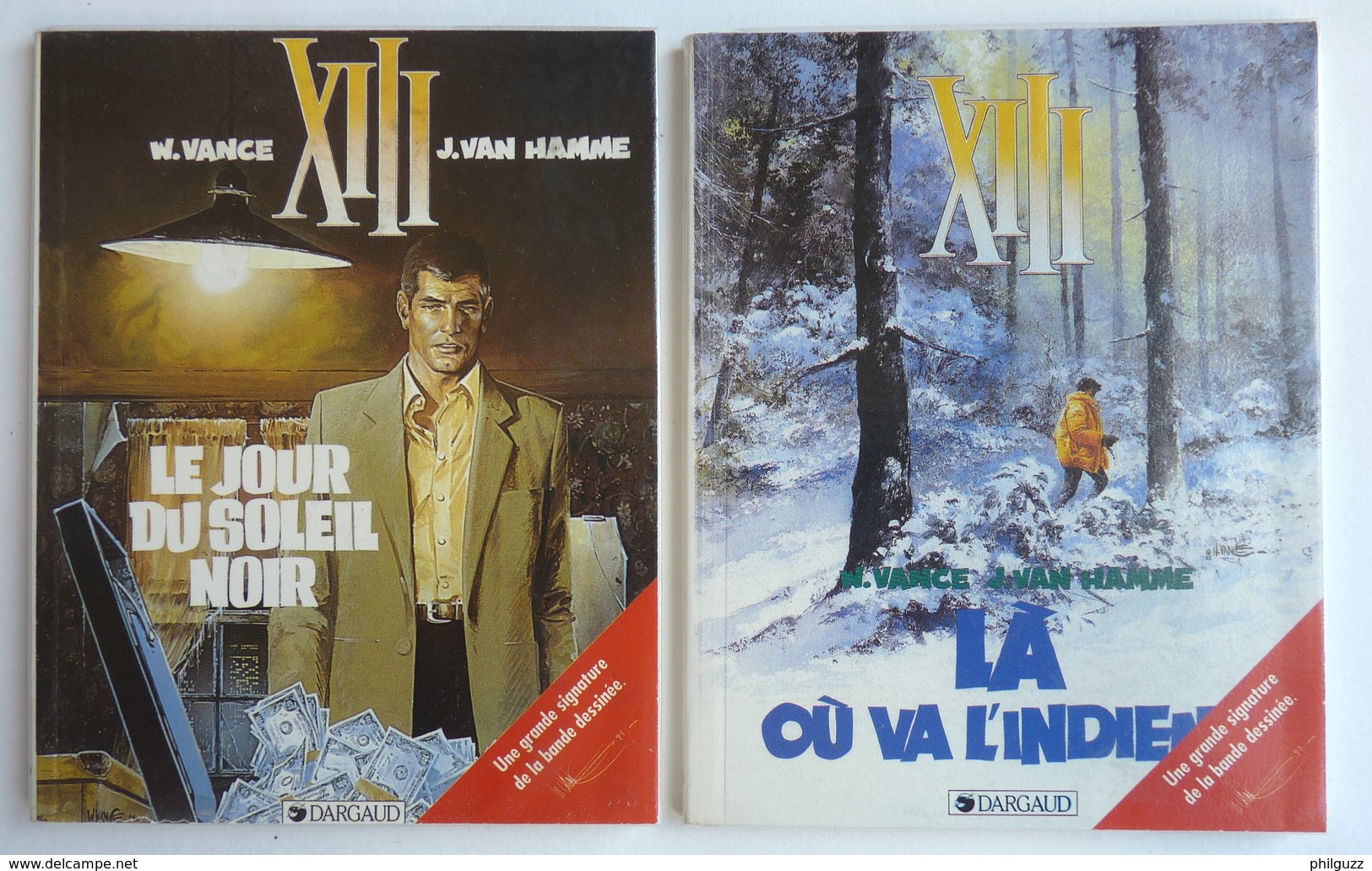 2 MINI ALBUMS BANDES DESSINEES PUBLICITAIRE XIII - T1 & T2 Pour SONY 1995 - VANCE Mini Album - XIII