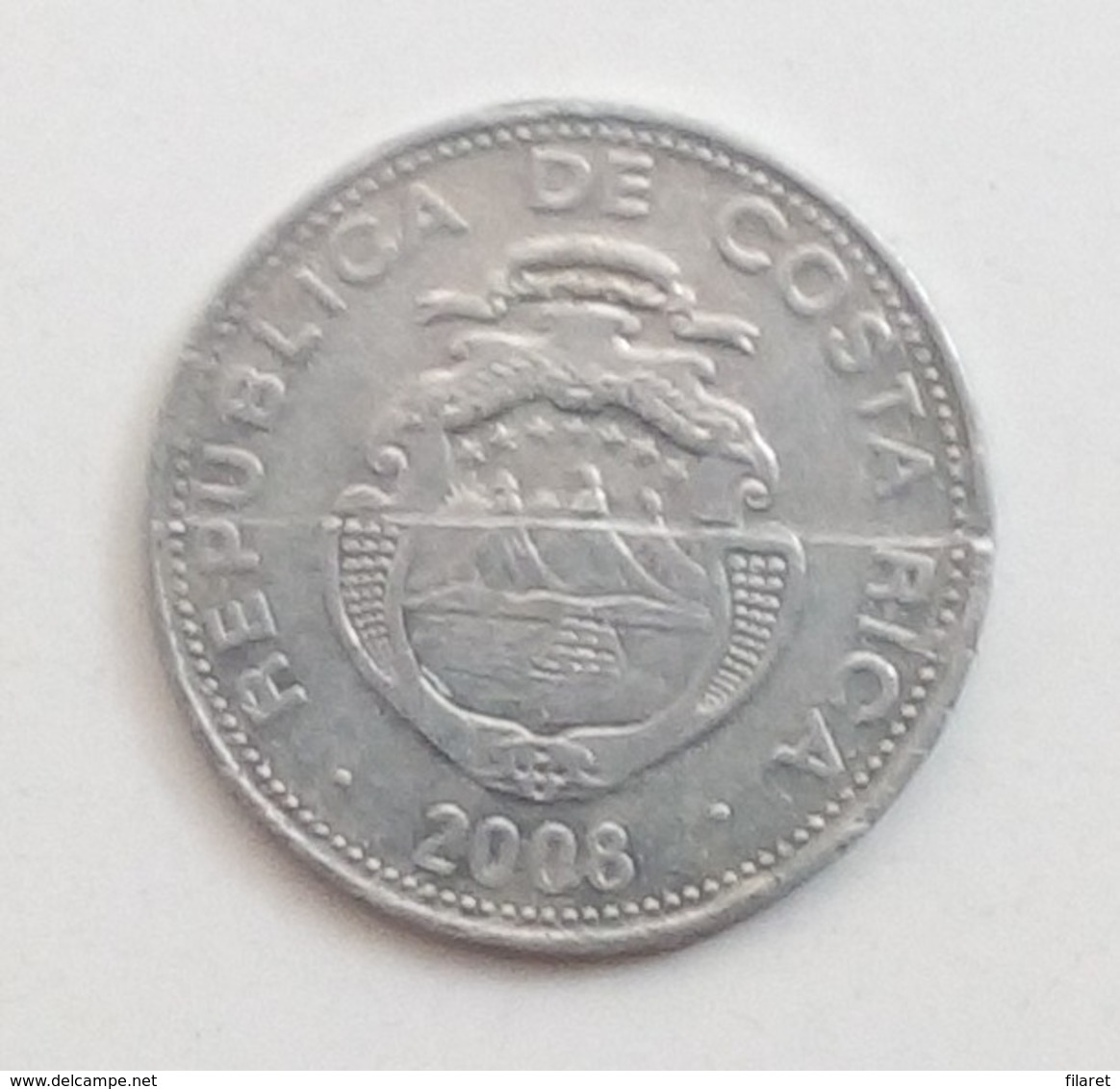 5 COLONES,COSTA RICA,2008 - Costa Rica