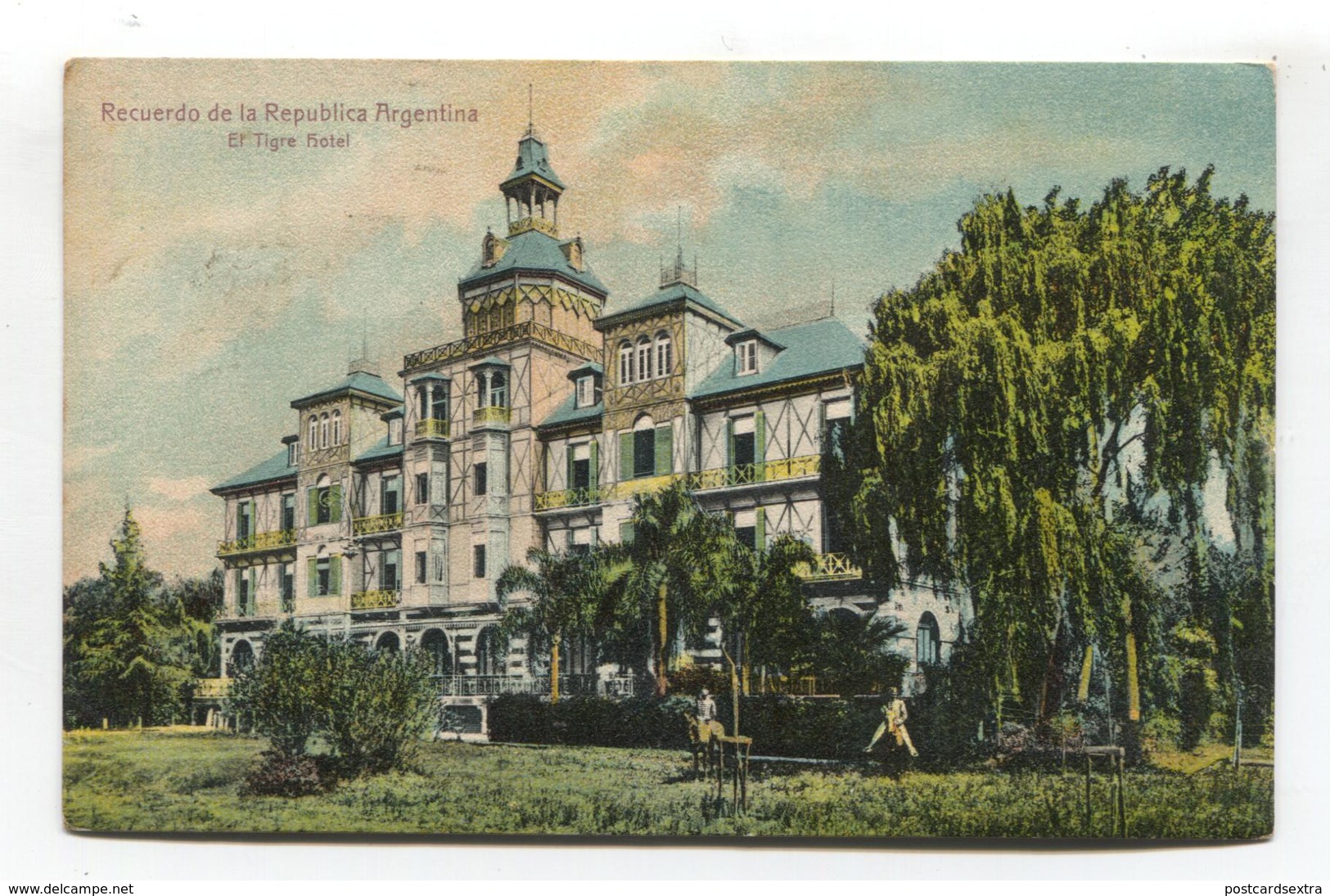 Buenos Aires - El Tigre Hotel - Early Postcard - Argentina