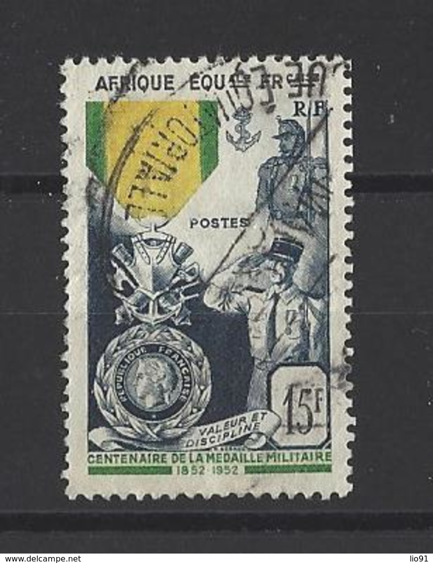 A.E.F. YT 229  Obl  Centenaire De La Médaille Militaire Française  1952 - Oblitérés