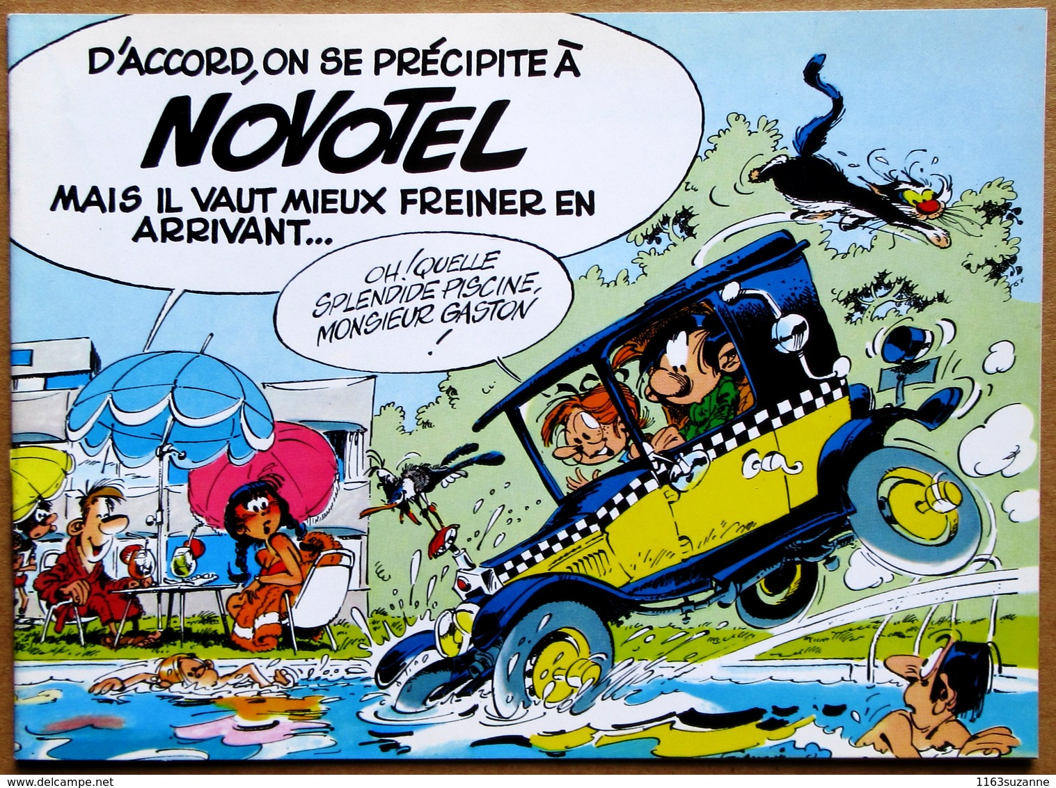 EO 1980 > Album Publicitaire FRANQUIN : GASTON AU NOVOTEL (5 Histoires Inédites De Gaston) - Gaston