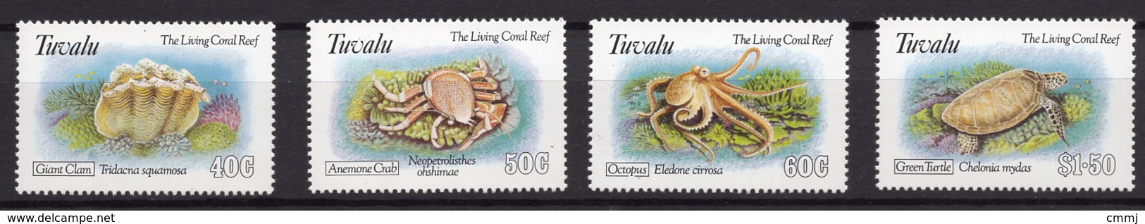 1993 - TUVALU - Mi. Nr. 659/662 - NH - (UP.207.35) - Tuvalu