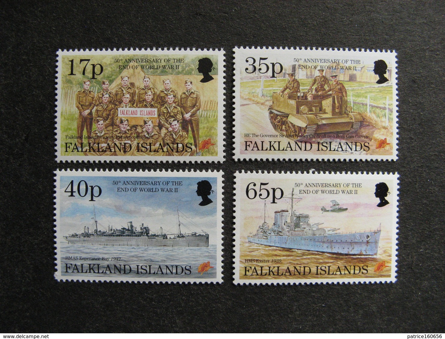 FALKLAND: TB Série N° 654 Au N° 657, Neufs XX. - Falklandeilanden