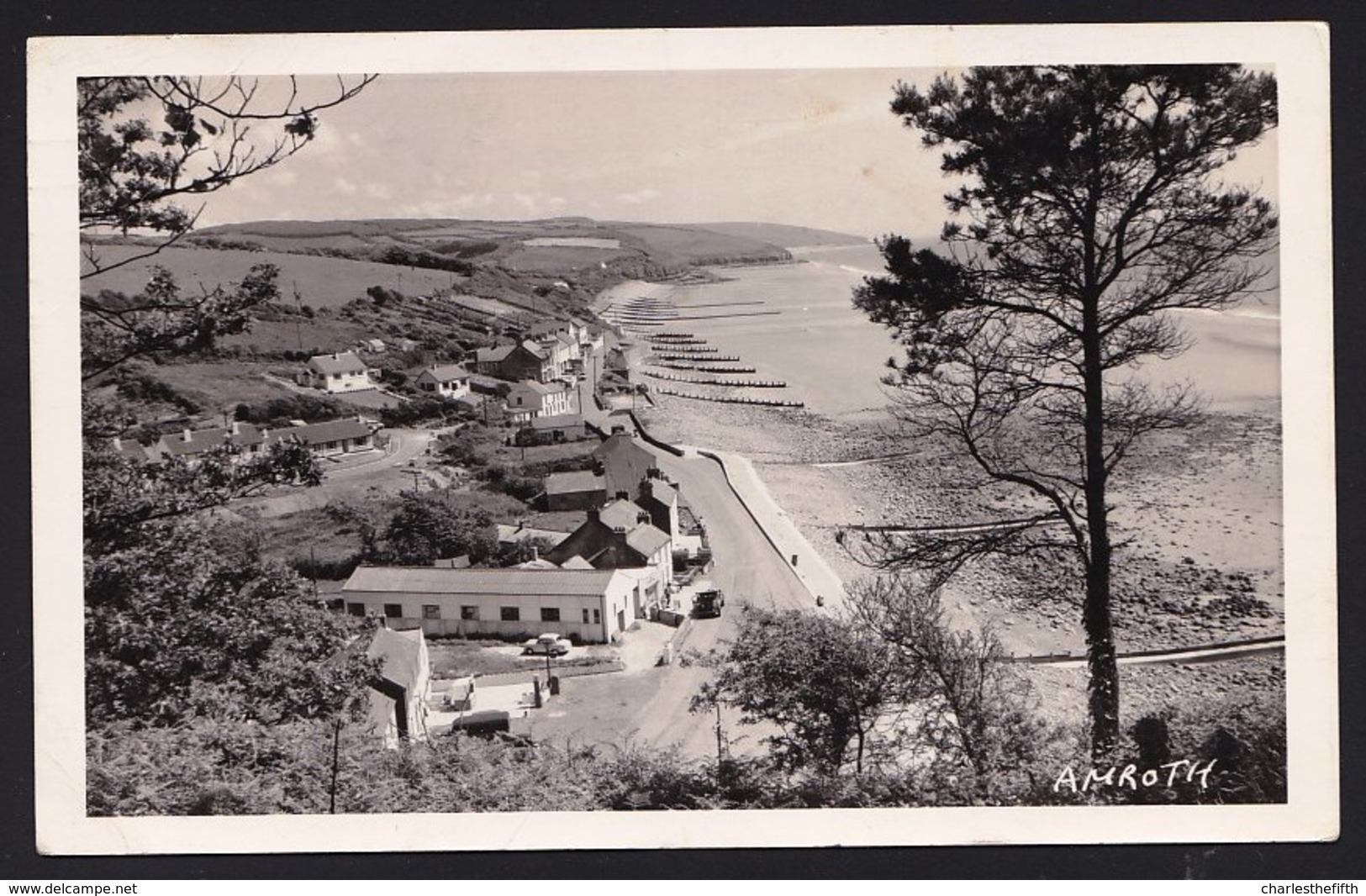 OLD PHOTO CARD - * WALES - AMROTH * - Pembrokeshire