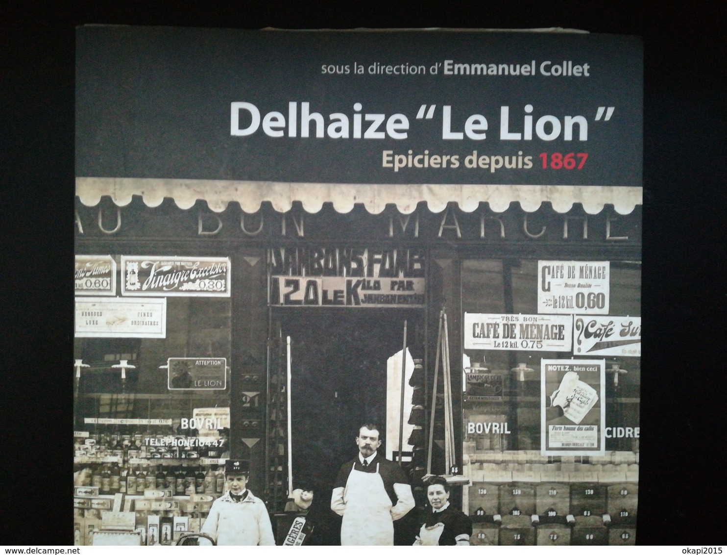 SUPERMARCHÉ DELHAIZE LE LION ÉPICIERS DEPUIS 1867 LIVRE HISTOIRE RÉGIONALISME BELGIQUE - Belgio