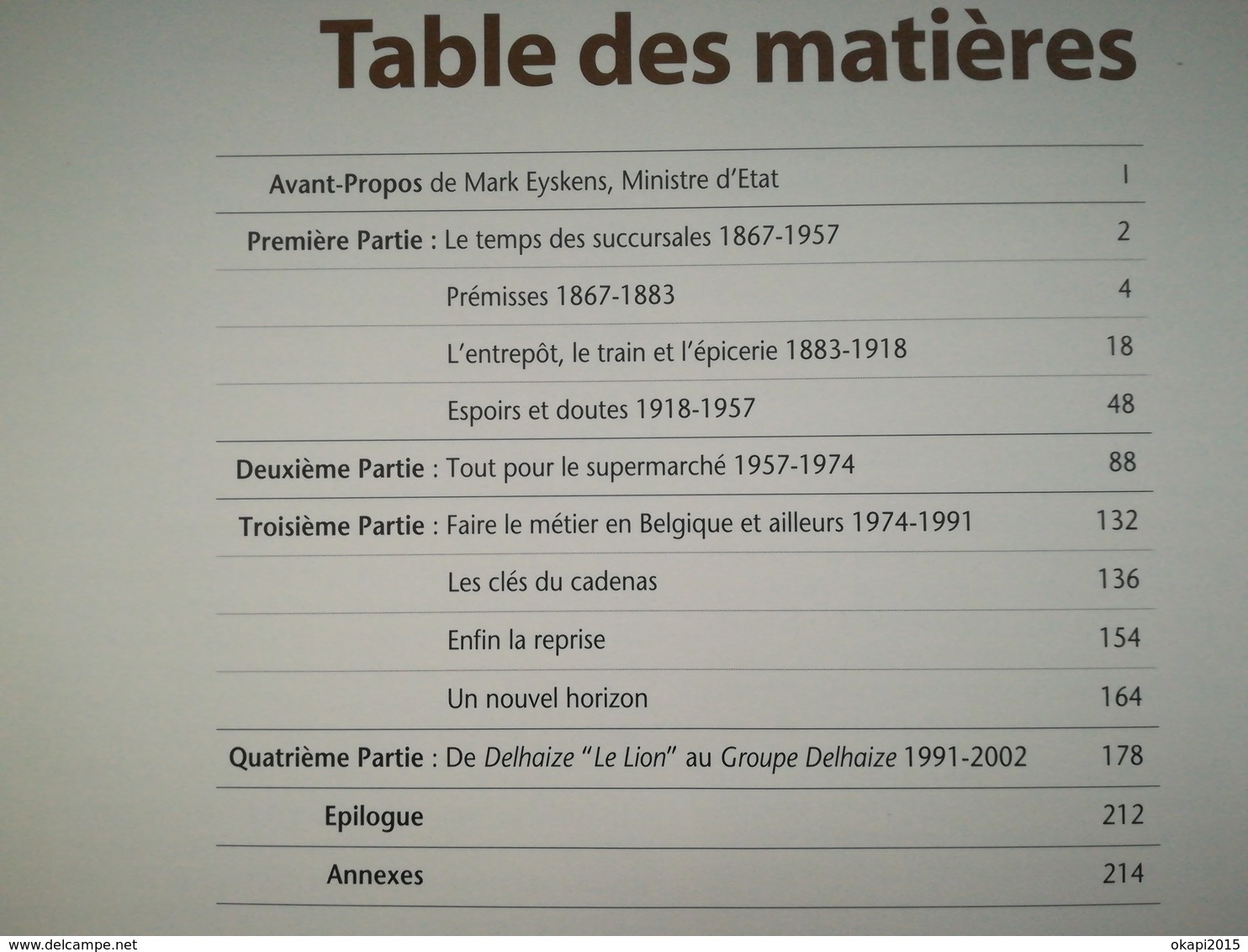 SUPERMARCHÉ DELHAIZE LE LION ÉPICIERS DEPUIS 1867 LIVRE HISTOIRE RÉGIONALISME BELGIQUE - Belgio