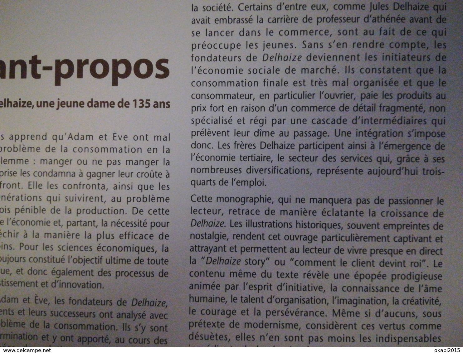 SUPERMARCHÉ DELHAIZE LE LION ÉPICIERS DEPUIS 1867 LIVRE HISTOIRE RÉGIONALISME BELGIQUE