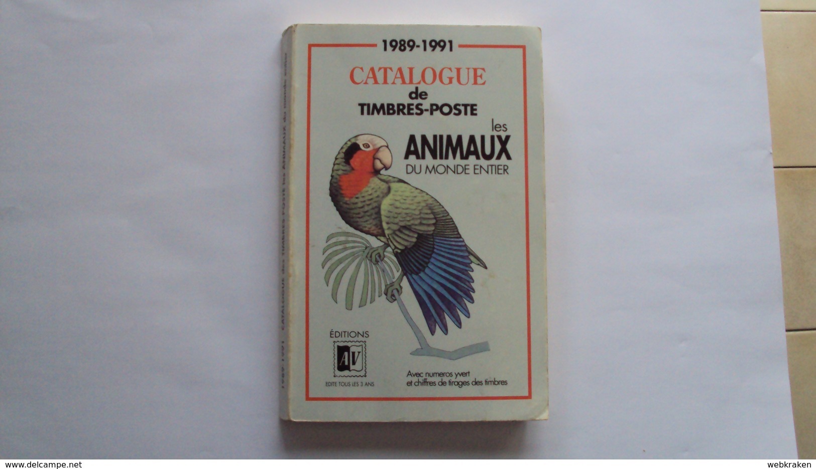 LIBRO MANUALE CATALOGO FRANCOBOLLI ANIMALI 1989 1991 CATALOGUE DE TIMBRES POSTES ANIMAUX - Altri & Non Classificati