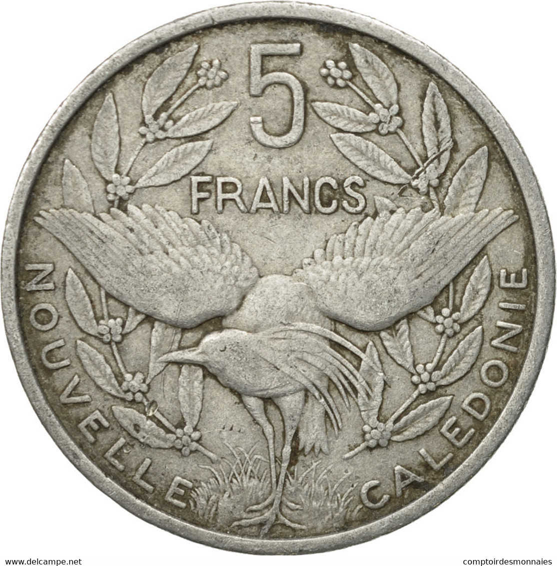 Monnaie, Nouvelle-Calédonie, 5 Francs, 1952, Paris, TB, Aluminium, KM:4 - Nieuw-Caledonië