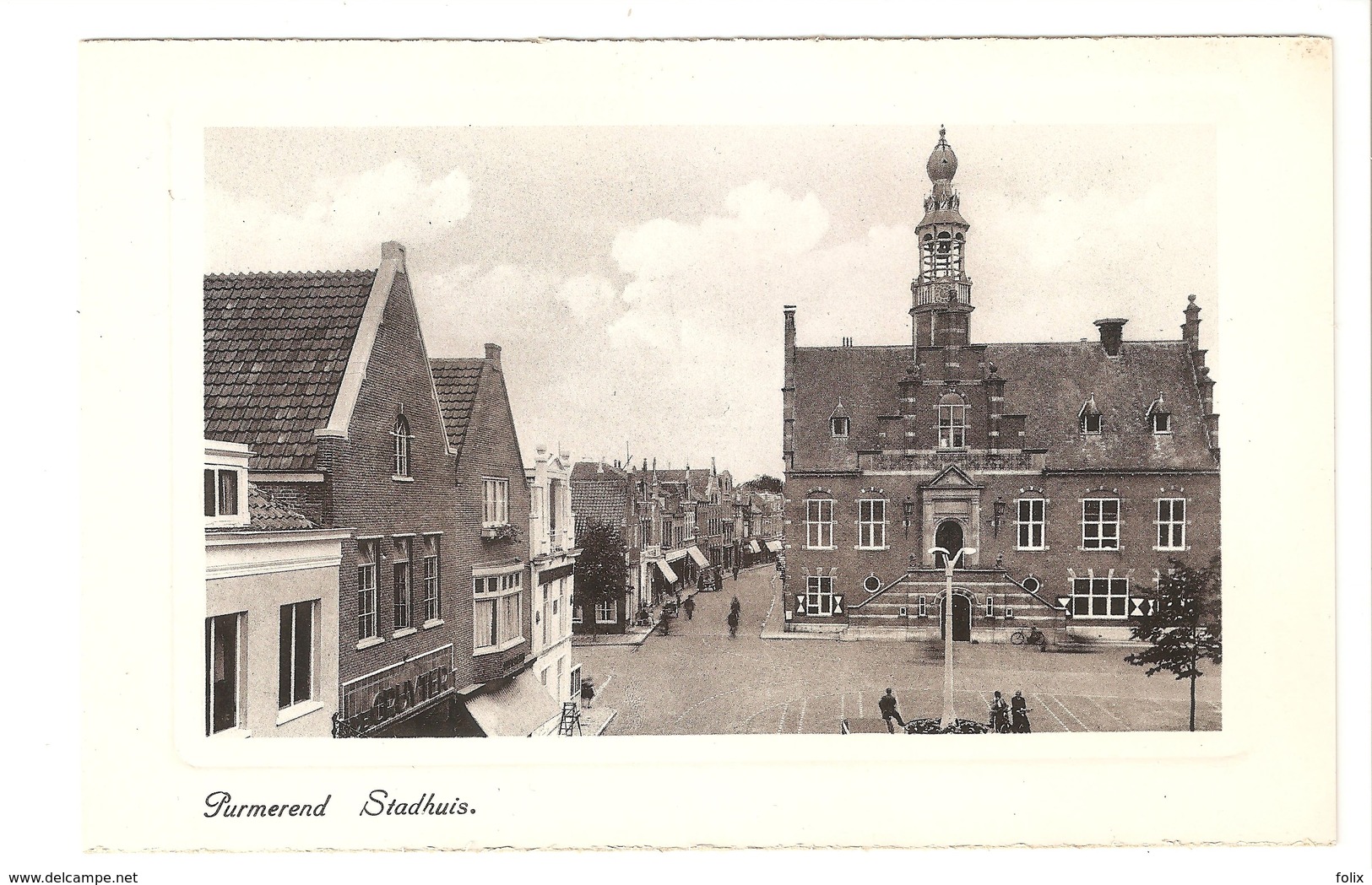 Purmerend - Stadhuis - Gewafeld - Nieuwstaat - Fotokaart - Purmerend