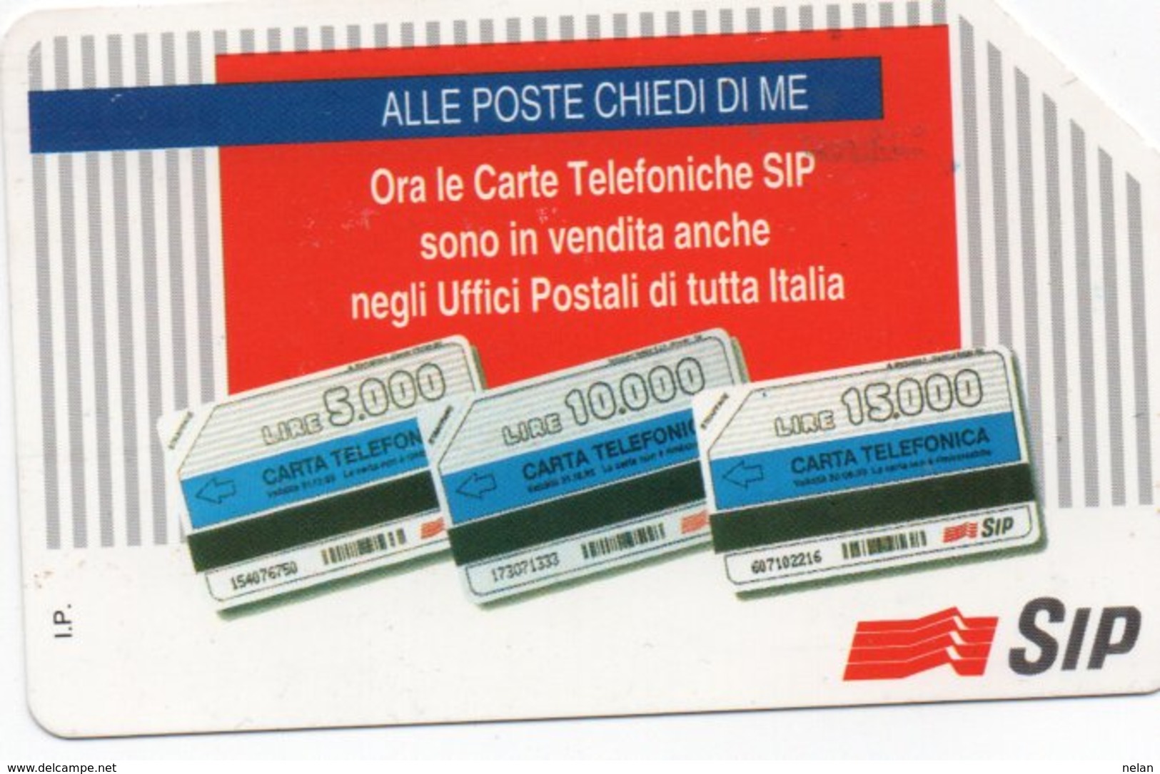 PHONE CARD-ITALIA-CARTA TELEFONICA -SIP-CHIEDI DI ME - Pubbliche Pubblicitarie