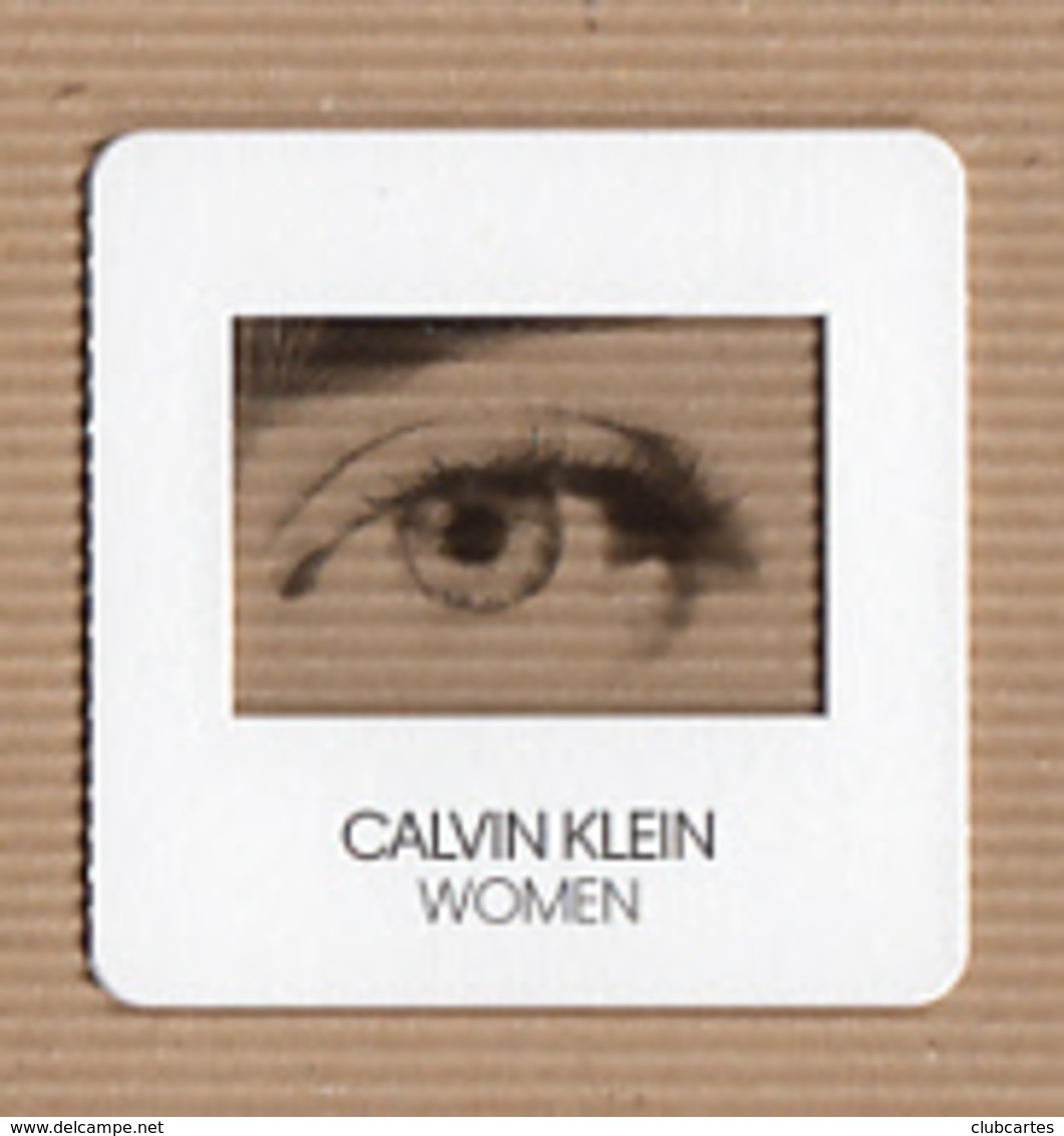 CC Carte Parfumée 'CALVIN KLEIN' 'WOMEN' Perfume Card BLOTTER - Modern (from 1961)