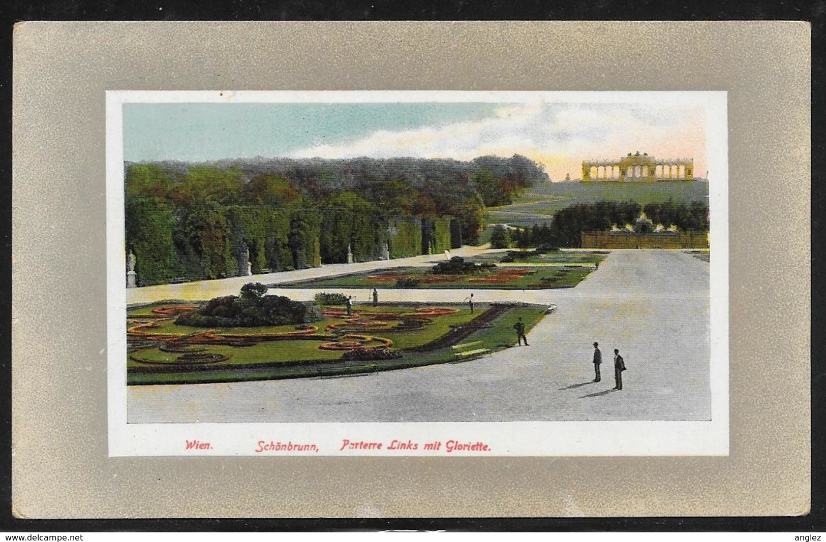 Austria - Wien Schonbrunn - Parterre / Gloria - Colour View To Pulkau 1909 - Schloss Schönbrunn