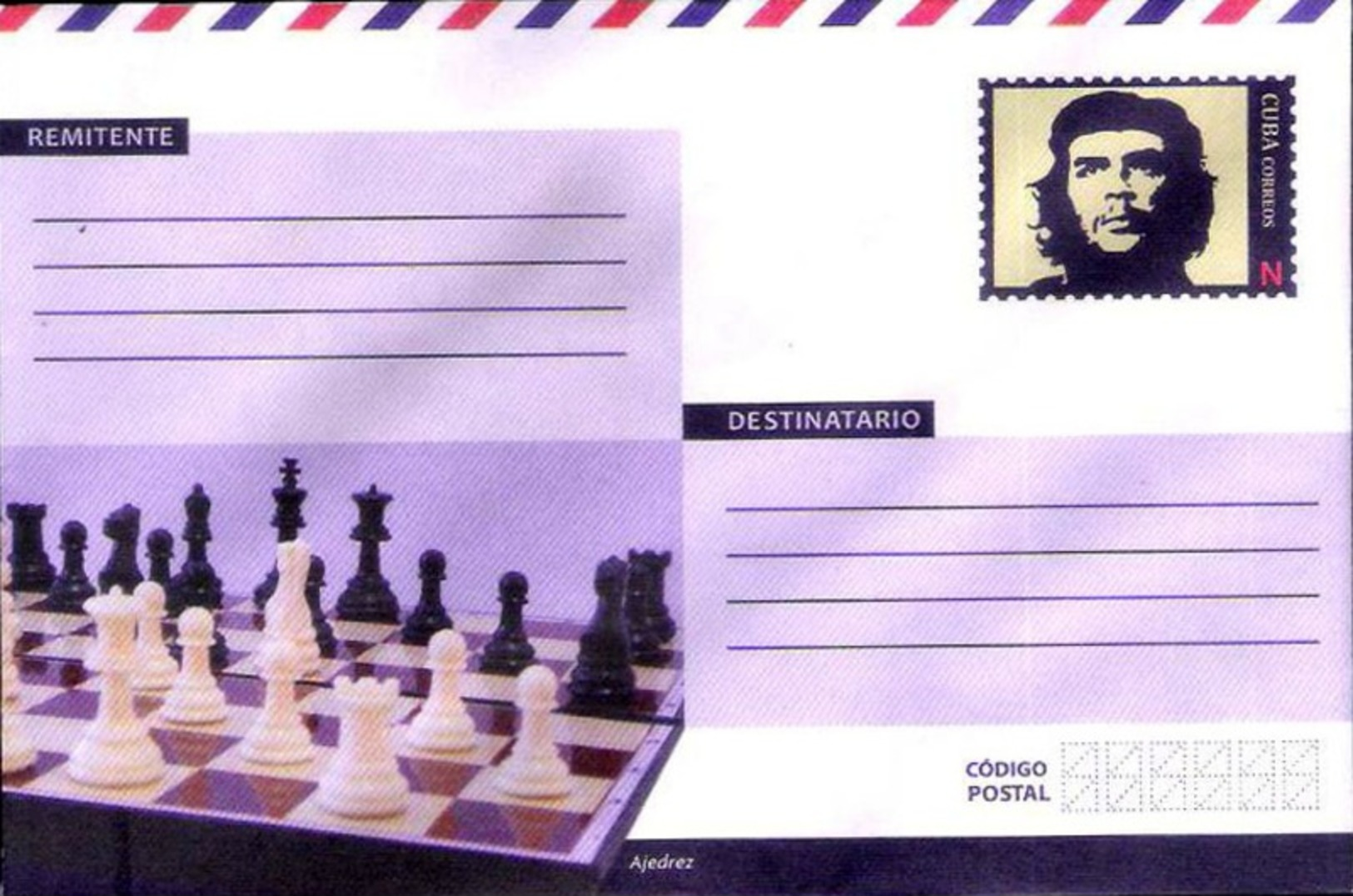 Cuba 2018 Postal Stationary Ernesto Che Guevara, Korda Picture And Chess MNH - Ajedrez