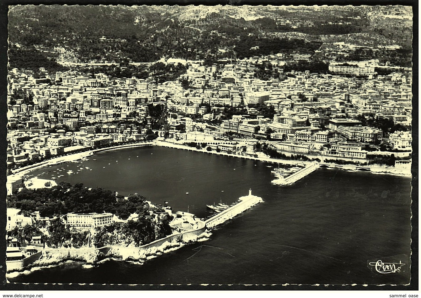 Principaute De Monaco  -  Le Port / Boulevard Albert I  -  Vue Aerienne  -  Ansichtskarte Ca. 1965   (8965) - Hafen