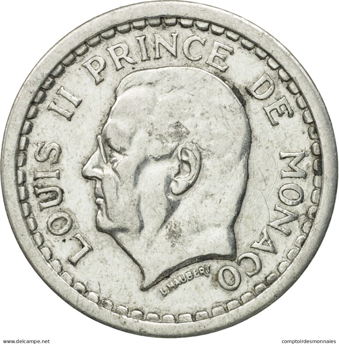 Monnaie, Monaco, Louis II, Bazor, 2 Francs, Undated (1943), Paris, TTB - 1922-1949 Louis II