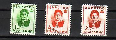 1937 Effigie De La Princesse Marie-Lousie 3 V-neuf / MNH** BULGARIE  / Bulgaria - Neufs