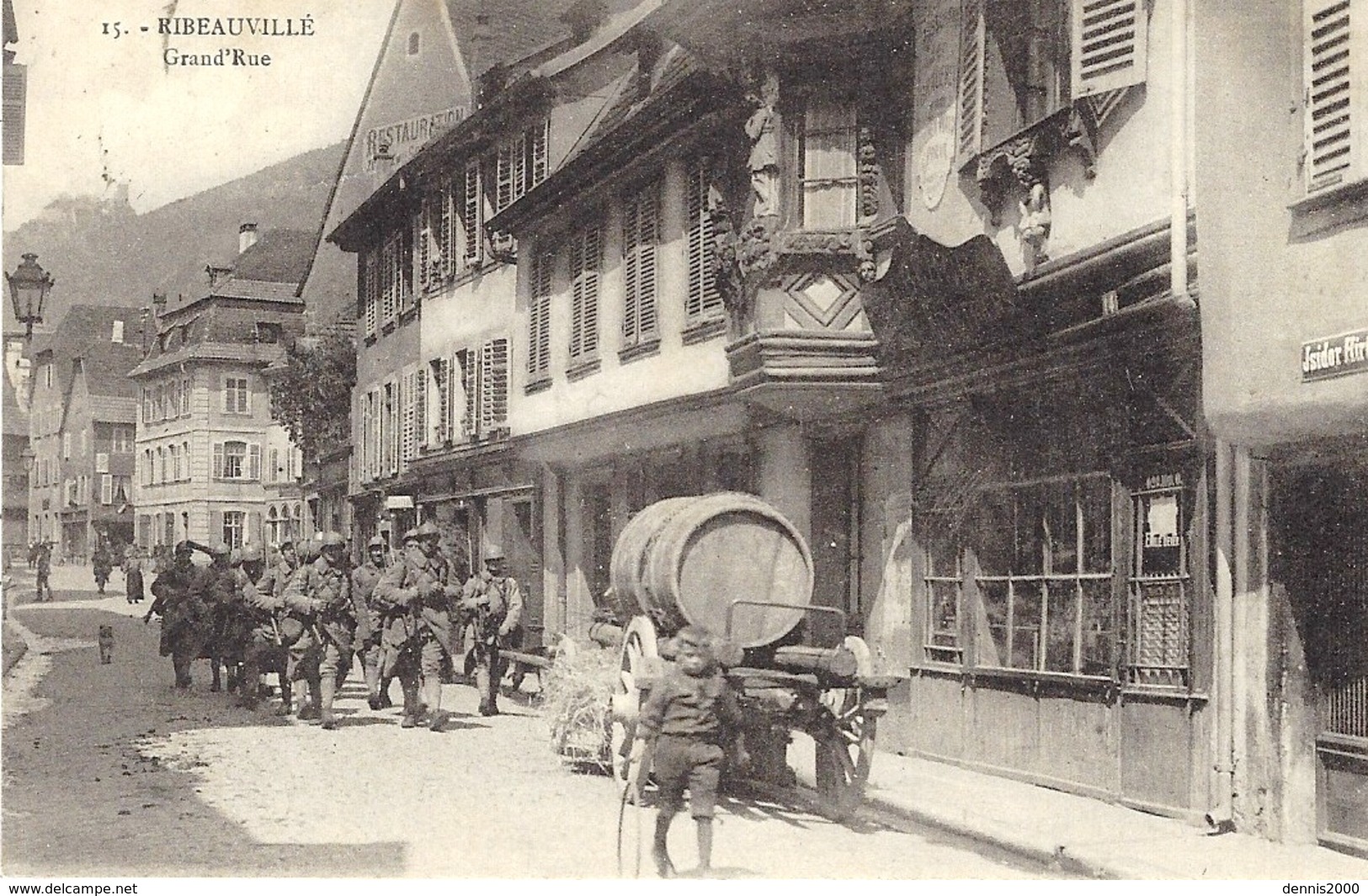 15- RIBEAUVILLE -Grand'rue -ed.Ch Bergeret - Ribeauvillé