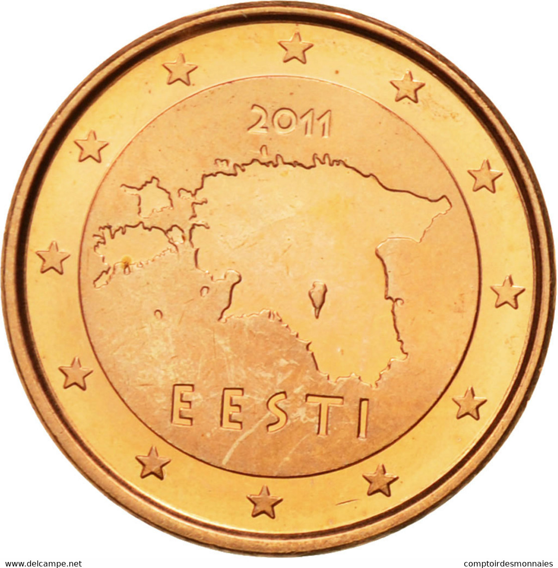 Estonia, Euro Cent, 2011, SUP, Copper Plated Steel, KM:61 - Estland