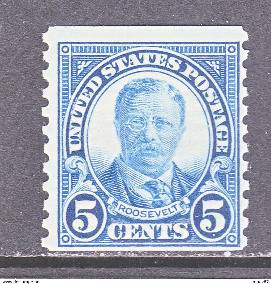 U.S.  602  Perf.  10      **    1923  Issue  COIL - Unused Stamps